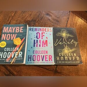 Set of three books by Colleen Hoover